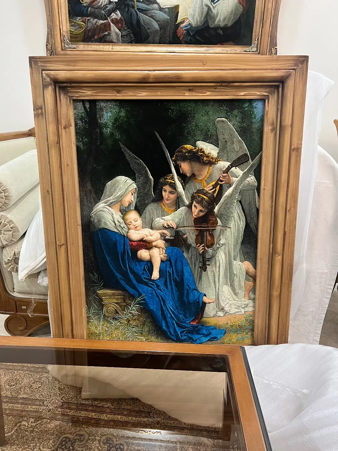 تابلو فرش اواز ملائک اصل عاقلی|تابلو فرش|تهران, فردوس|دیوار