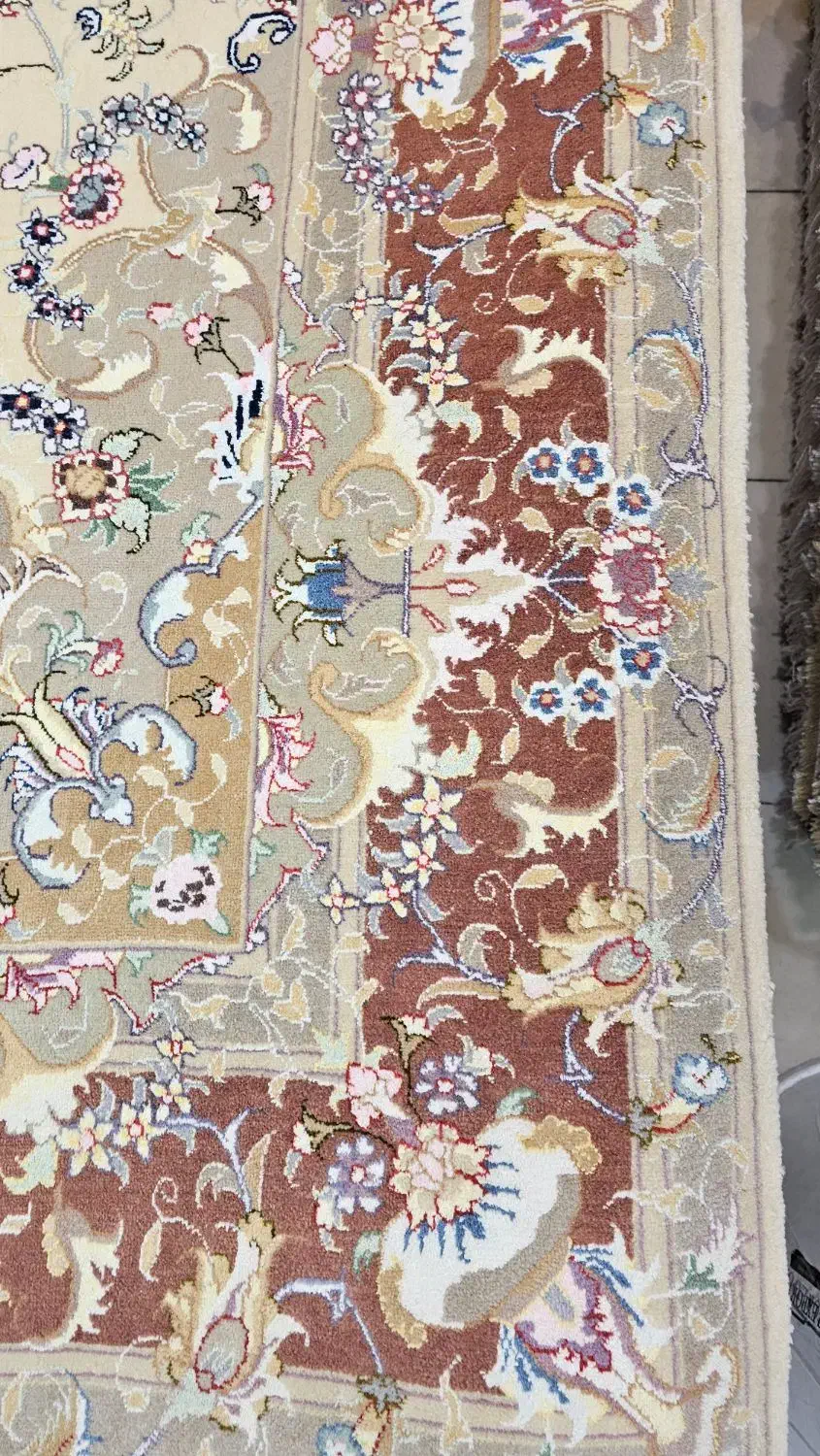 دستباف علیا متن نسکافه‌ای|فرش|تبریز, |دیوار