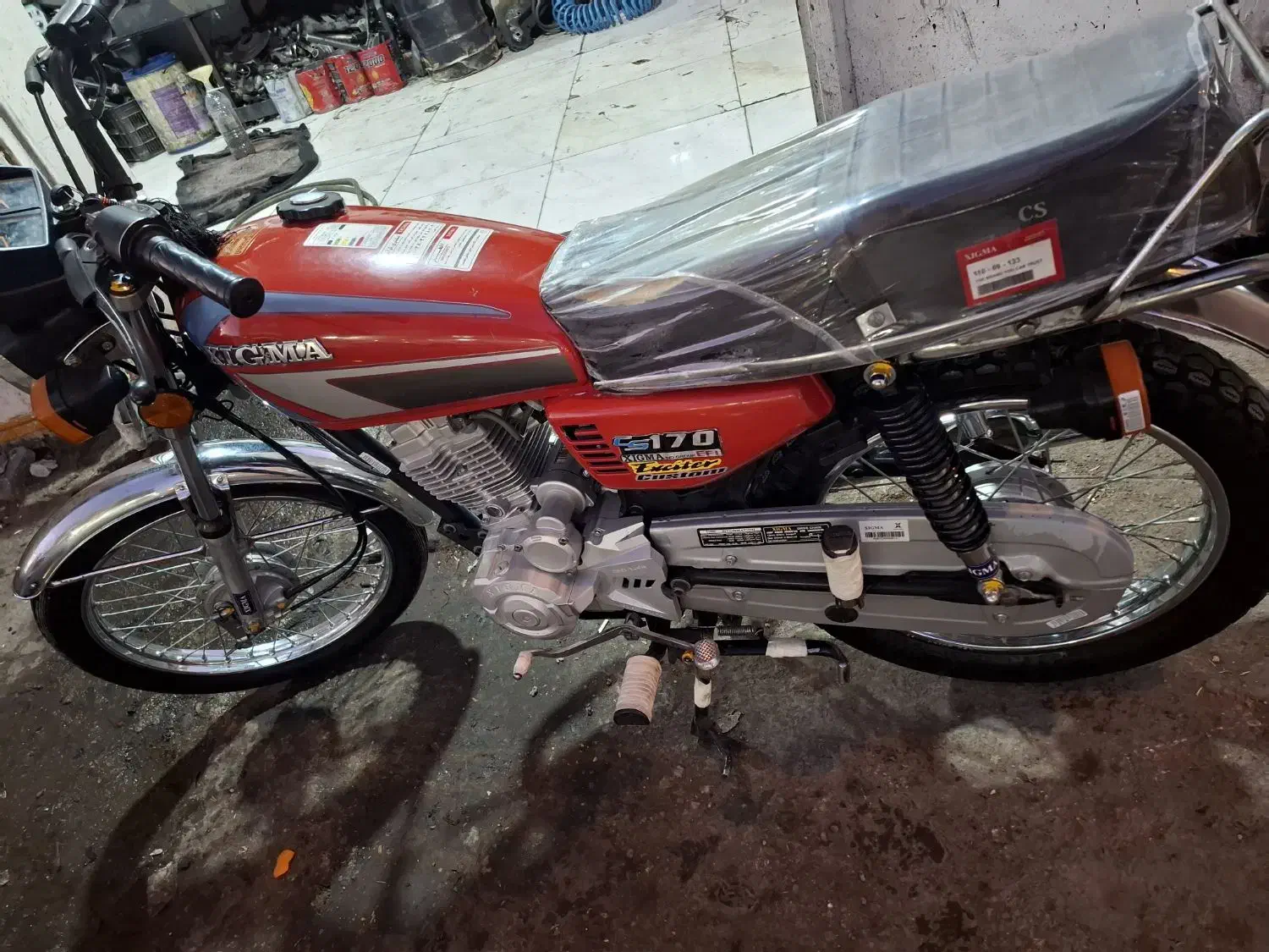 زیگما 170 مدل ۹۵|موتورسیکلت|مرودشت, ژیان|دیوار