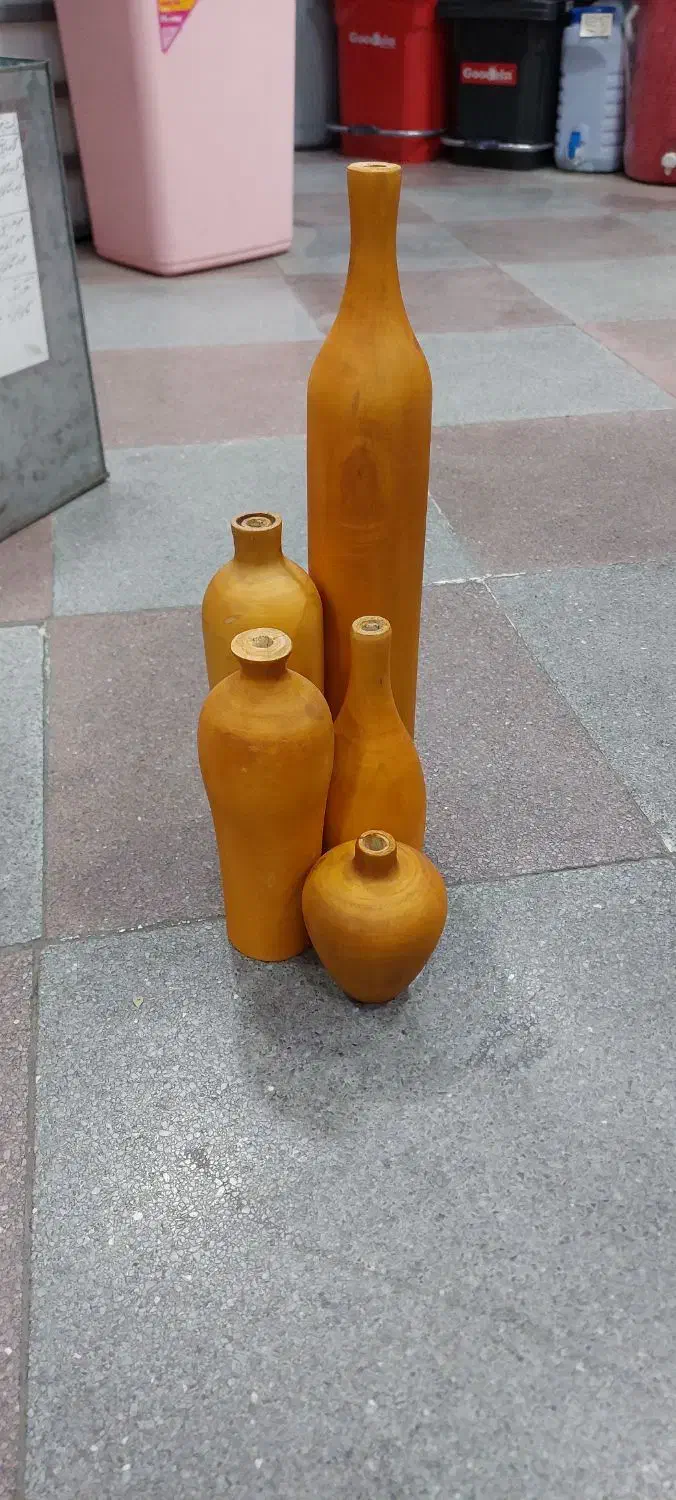 گلدان چوبی دکوراتیو|صنایع دستی و سایر لوازم تزئینی|هشتگرد, هشتگرد قدیم|دیوار