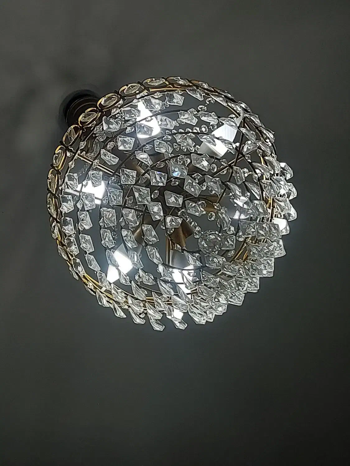 لوستر شیشه ای|لوستر و چراغ آویز|تبریز, |دیوار