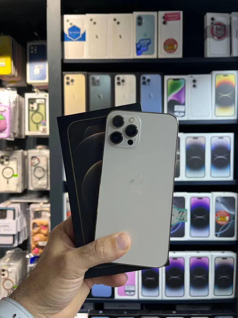 آیفون 12 پرومکس پک اصلیZAA سالم با اقساط بلند مدت|موبایل|رشت, بازار|دیوار