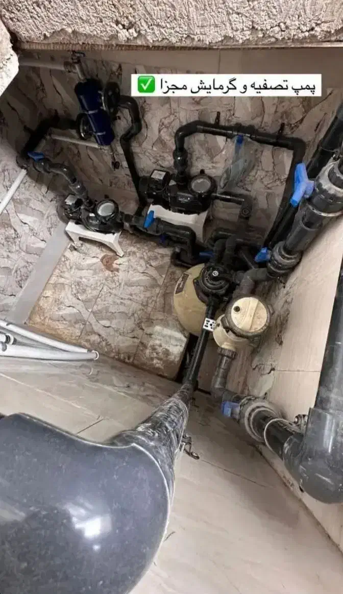 استخر و جکوزی لوله کشی ساختمان و جارو مرکزی|خدمات پیشه و مهارت|تبریز, |دیوار