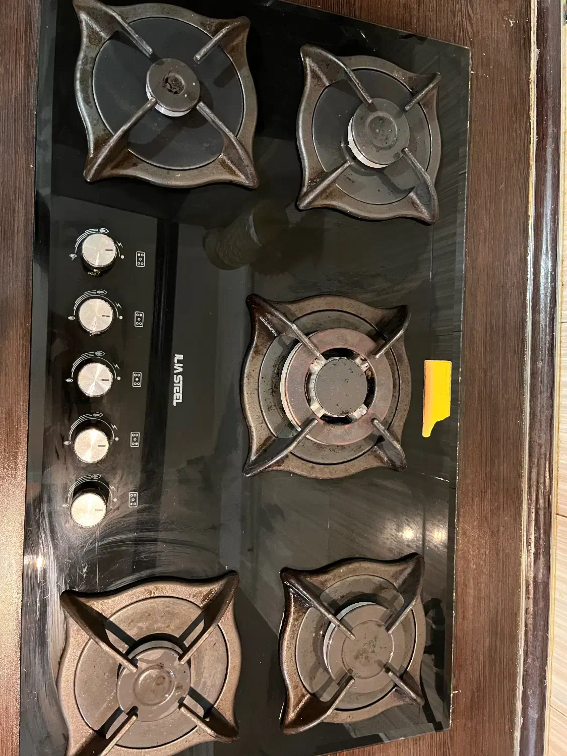 اجاق گاز صفحه ای ایلیا استیل، هود کن و سینک|اجاق گاز و لوازم برقی پخت‌وپز|نسیم‌شهر, |دیوار