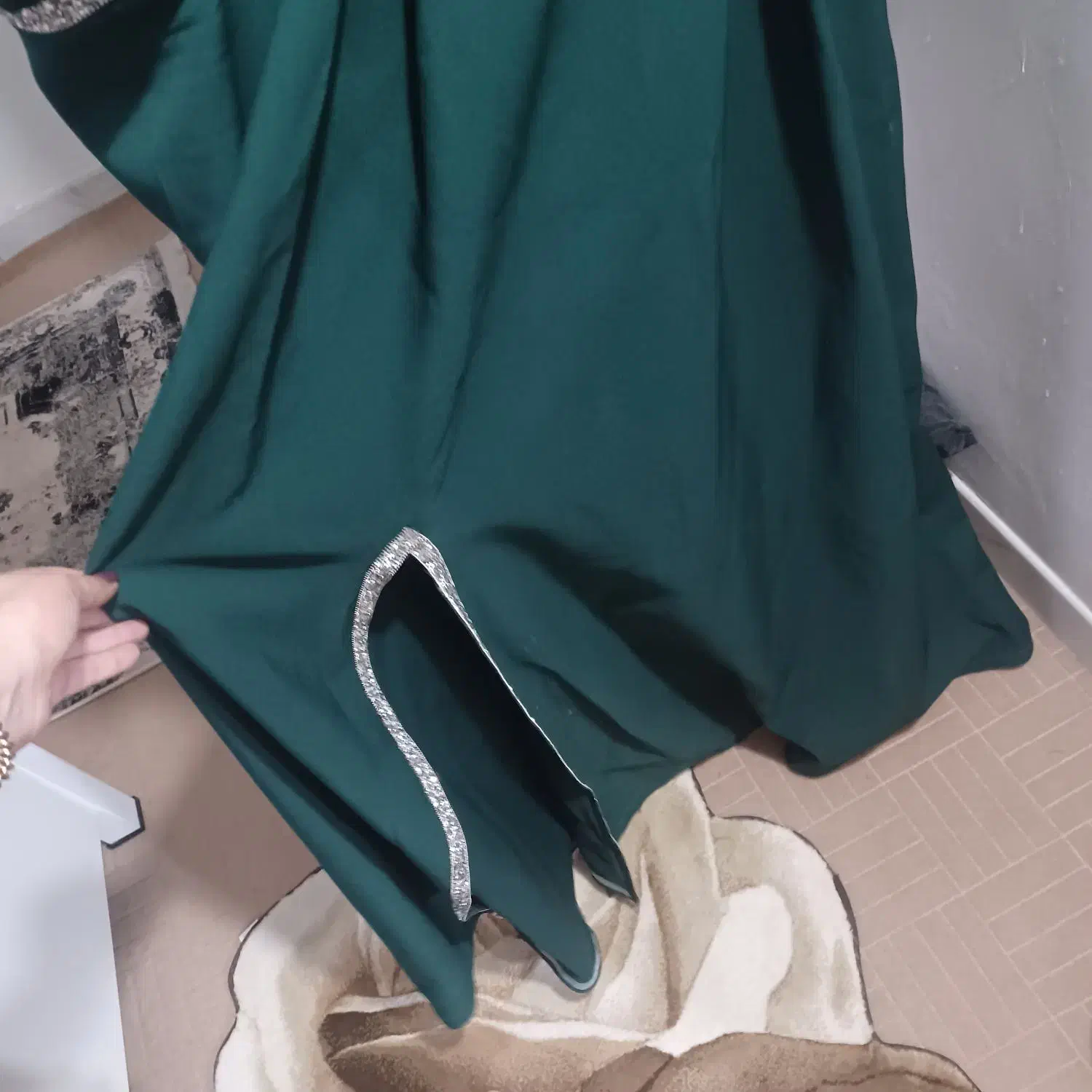 پیراهن کرپ.دارای دیزاین نواری.بسیار خوش استایل|لباس|چالوس, |دیوار