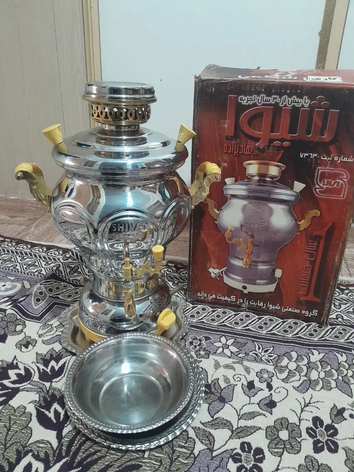 سماور جنس خوب کیفیت اورجینال عالی|سماور، چایساز، قهوهساز|قزوین, |دیوار