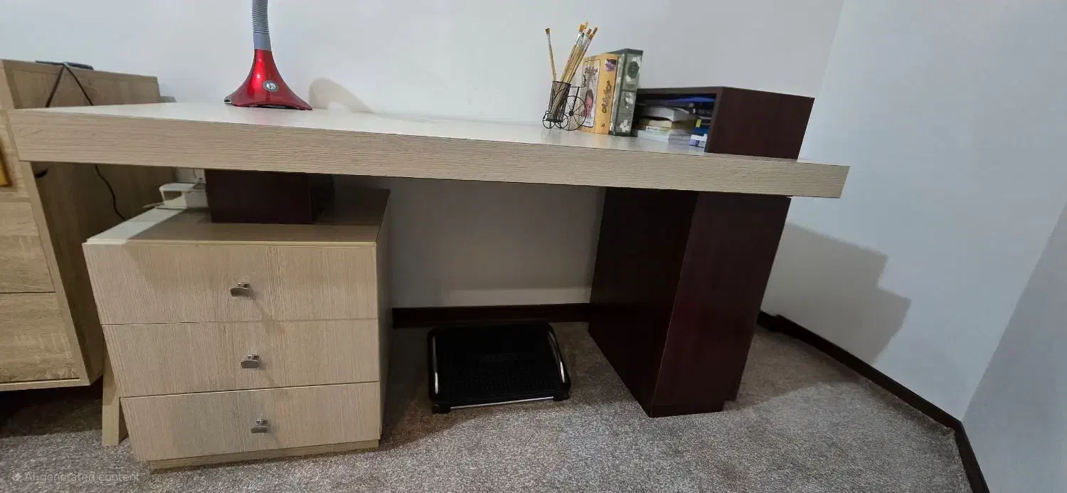 میز کار یا میز تحریر|میز تحریر و کامپیوتر|کرمان, |دیوار