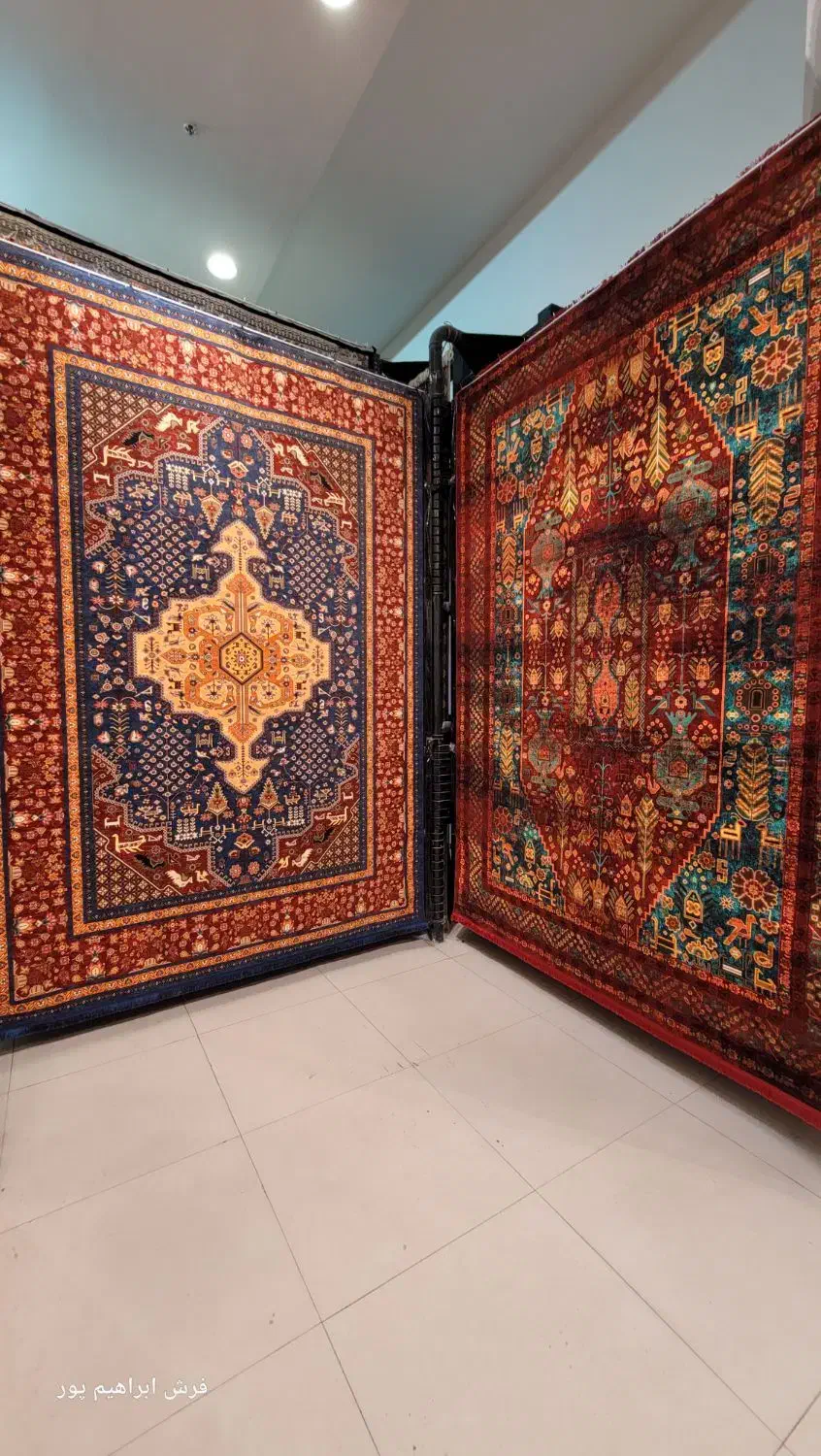 لچک‌ترنج ۲۰ رنگ کپی برابر دستبافت ابرام|فرش|مشهد, چهارباغ|دیوار