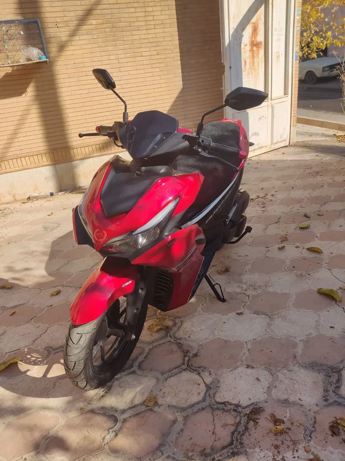 موتورسیکلت آیروکس 155|موتورسیکلت|صدرا-فارس, فاز ۱|دیوار