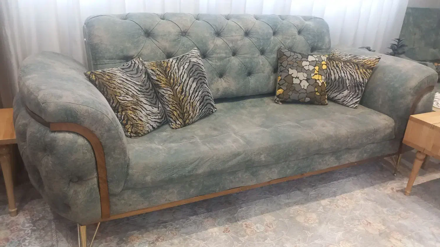 مبل ۸نفره چستر تخت خواب شو|مبلمان خانگی و میز عسلی|همدان, |دیوار