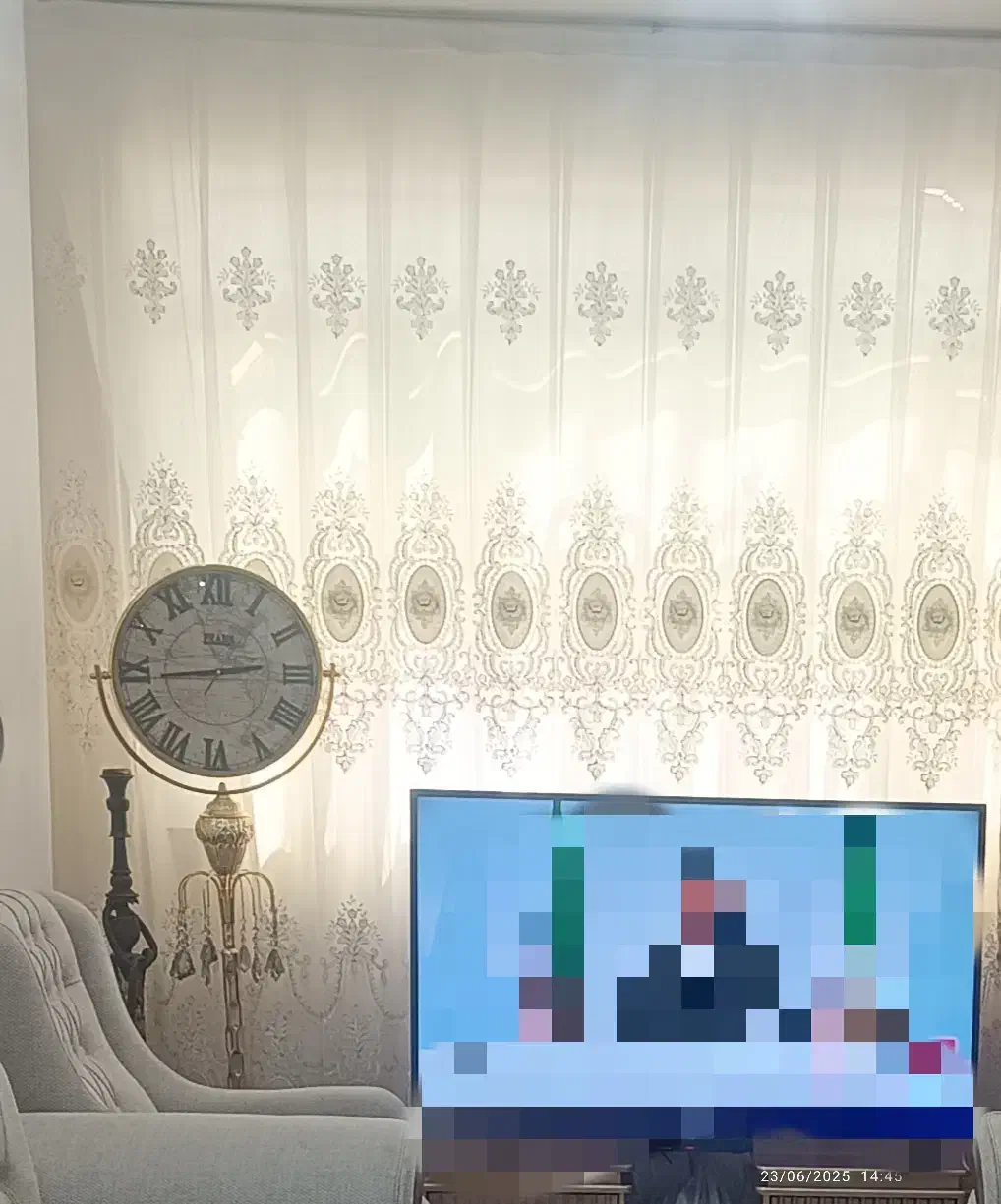 پرده تور|پرده، رانر، رومیزی|مشهد, یوسفیه (شهرک غرب)|دیوار