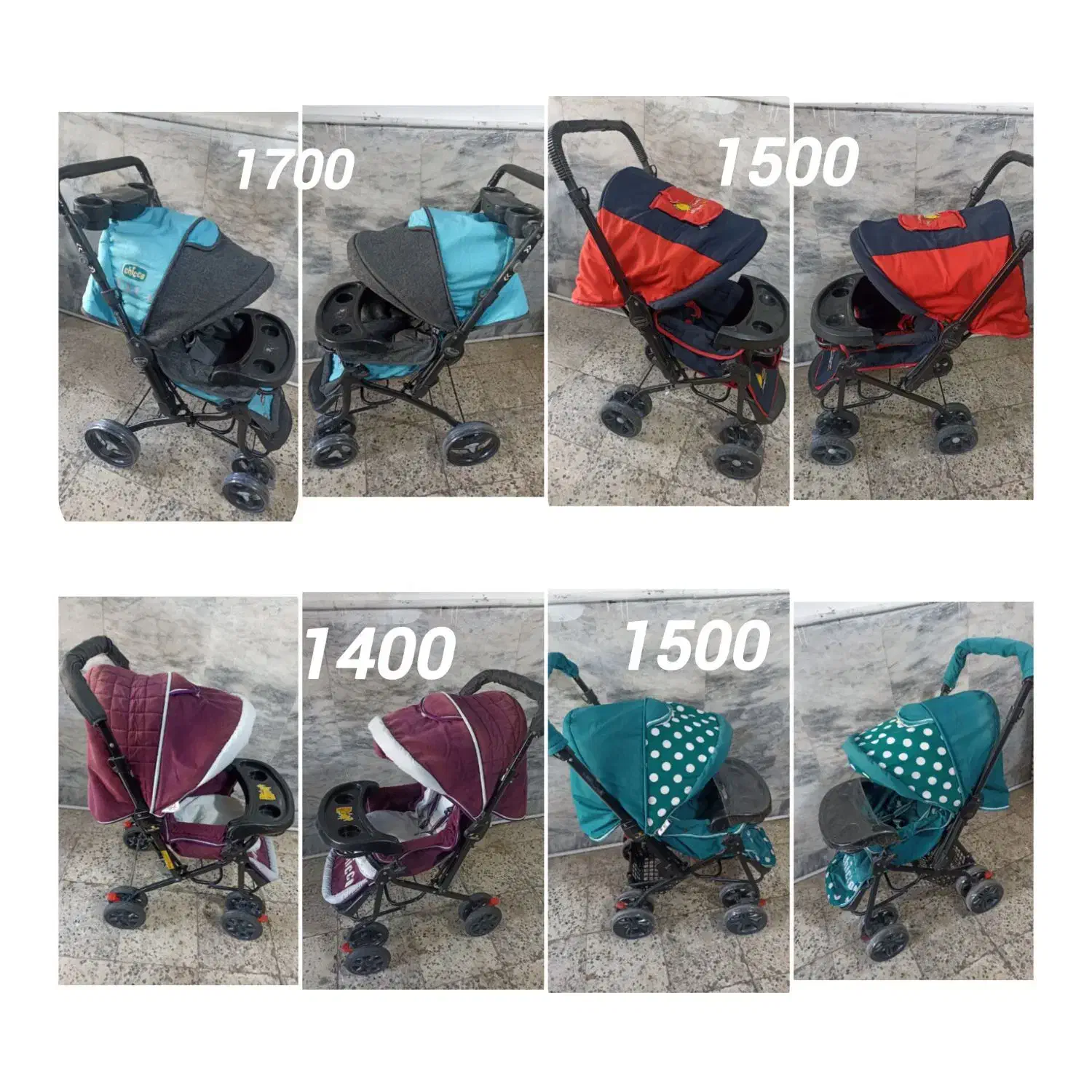 تعدادی کالسکه .عصایی. ساده . دوقلو.|کالسکه و لوازم جانبی|مشهد, عبادی|دیوار