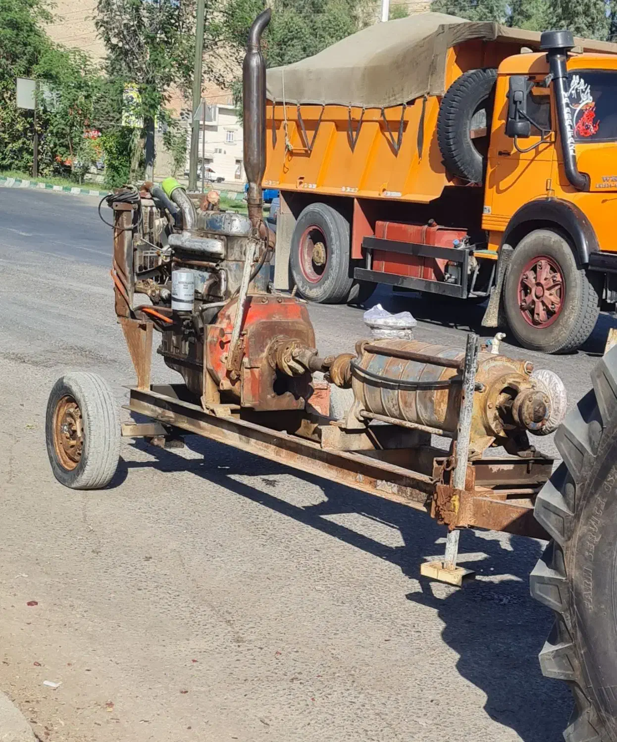 موتور اب کشاورزی رومانی ۶۵اسب بخار مصرف سوخت دیزلی|ماشین‌آلات صنعتی|پلدختر, |دیوار