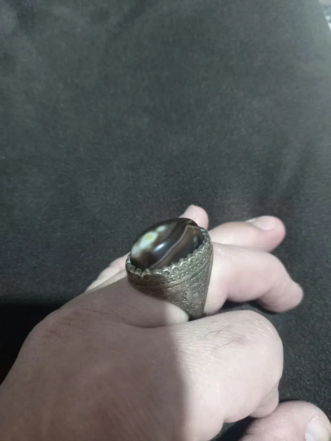 انگشتر قدیمی نقره|زیورآلات و اکسسوری|تهران, امیر بهادر|دیوار