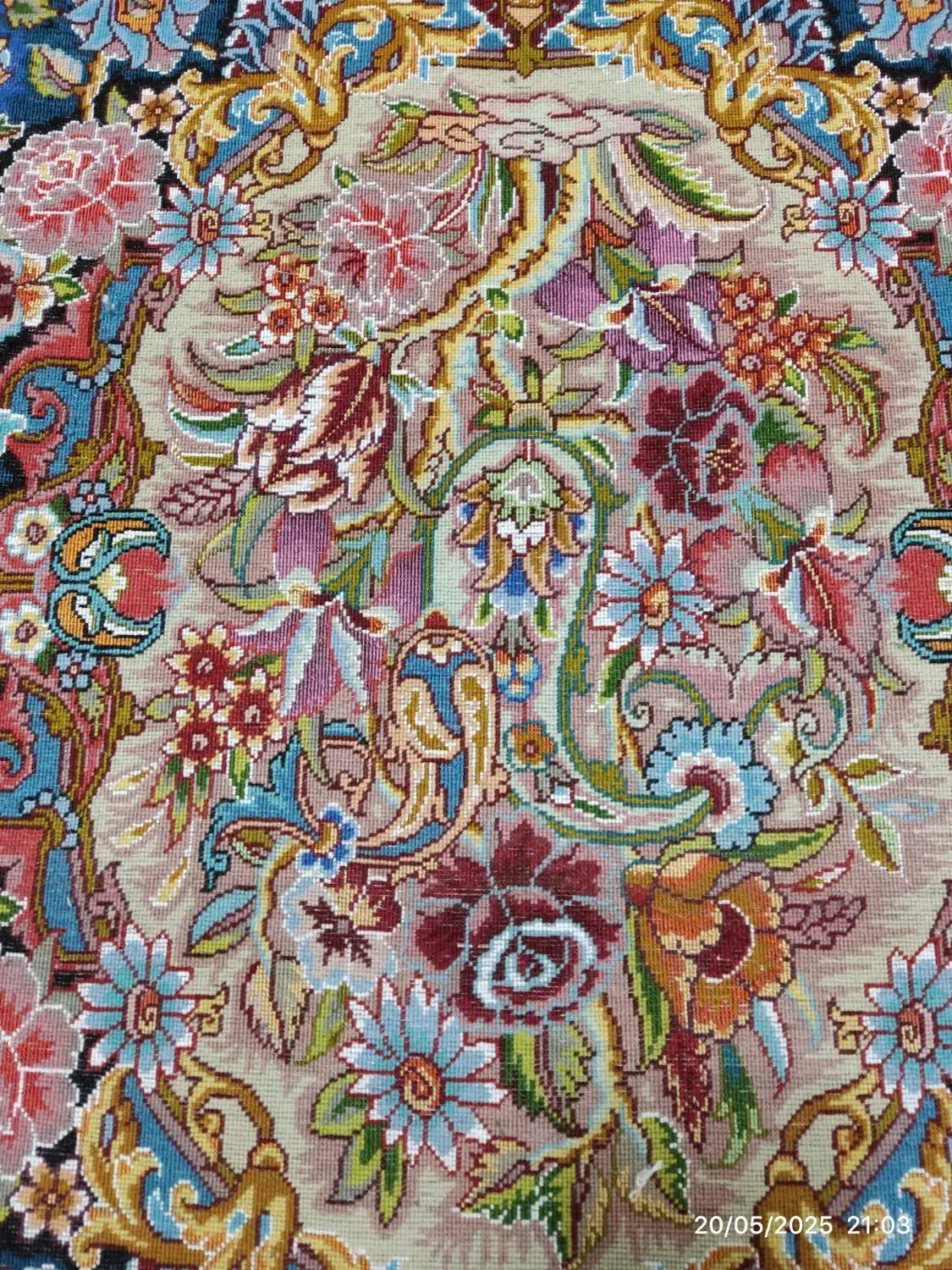 فرش دستباف زرونیم|فرش|تهران, مهران (سیدخندان)|دیوار