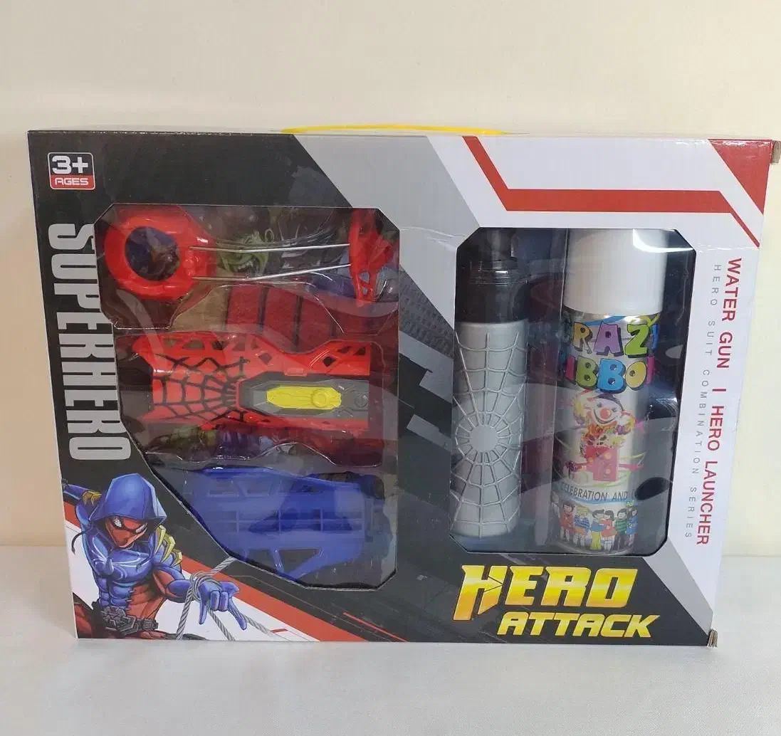 لانچر مچی تارانداز و آبپاش مرد عنکبوتی قرمز خارجی|اسباببازی|تهران, گمرک|دیوار