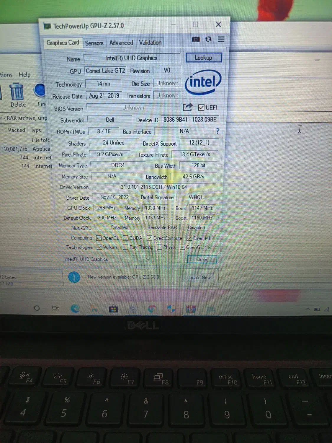 لپتاپ دل 7410 نسل10 رم16|رایانه همراه|باغ ملک, |دیوار