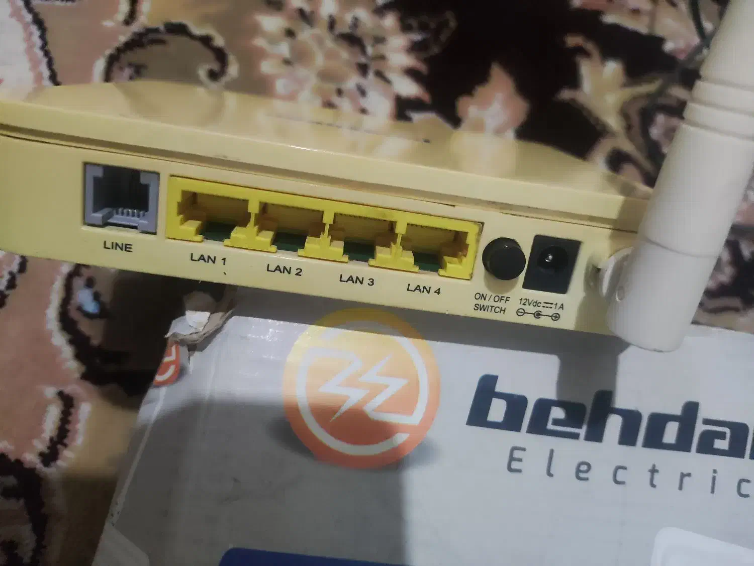 مودم ADSL چارپورته سیمی|مودم و تجهیزات شبکه|شیراز, شیخ روزبهان|دیوار