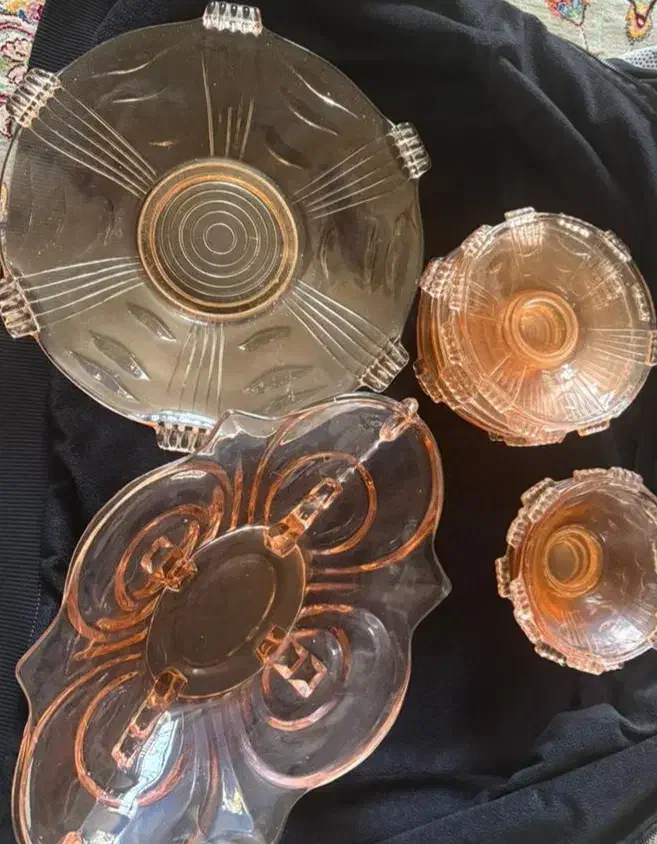 ظروف کریستال قدیمی|ظروف سرو و پذیرایی|کرمان, |دیوار