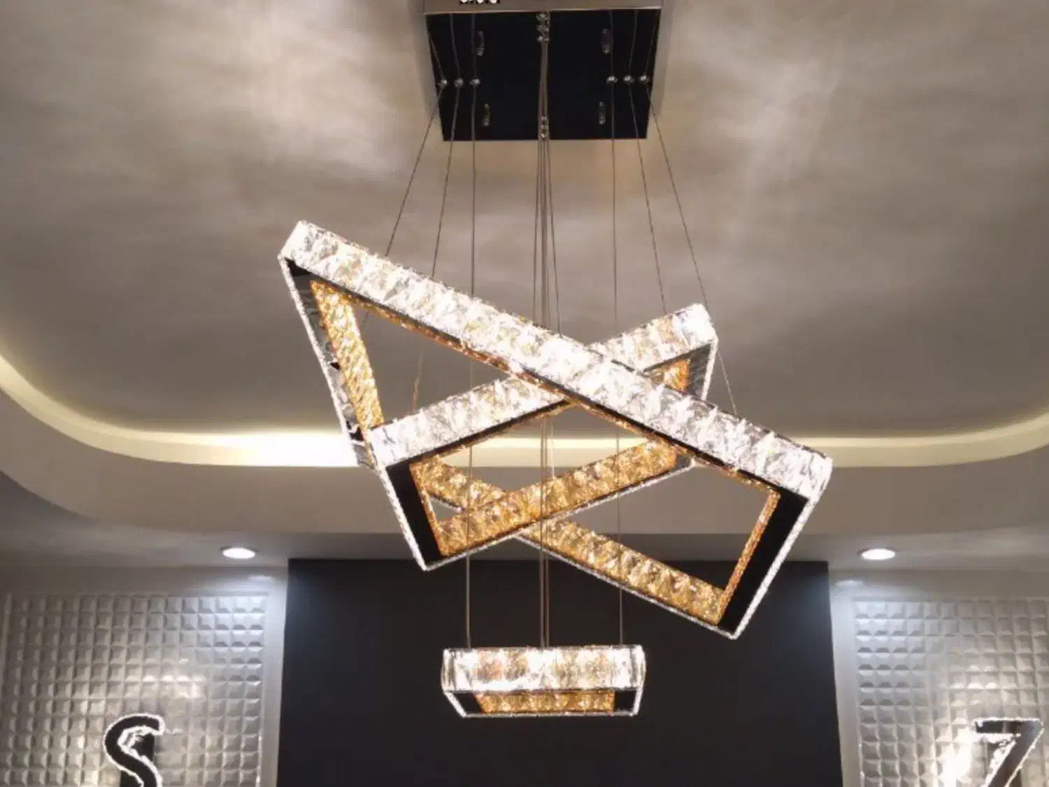 لوستردوگل طلای|لوستر و چراغ آویز|زابل, |دیوار