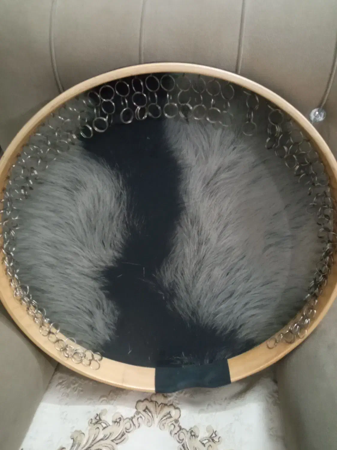 دف مجنون نوجوان|سازهای سنتی|مشهد, انقلاب|دیوار