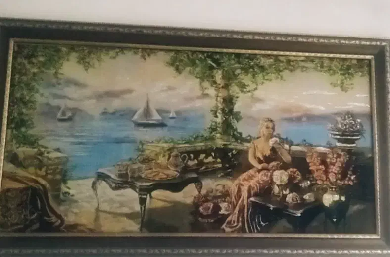 تابلو طلا کوب زیبا|تابلو فرش|الوند, |دیوار