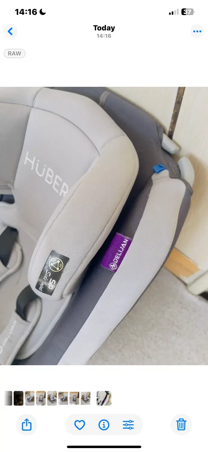 صندلی ماشین مارک دلیجان در حد نو|اسباب و اثاث بچه|فیروزآباد (فارس), |دیوار