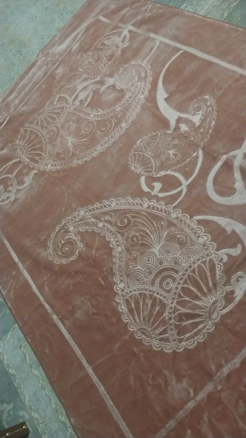 پتو گلبافت گل برجسته تک نفره رنگ گلبهی کاملا نو|رختخواب، بالش، پتو|اسلام‌شهر, شهرک مهدیه|دیوار