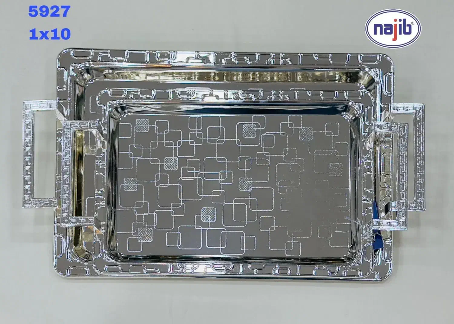 سینی ۲تیکه وارداتی طلایی و نقره کیفیت خوب|ظروف سرو و پذیرایی|تهران, شوش (باغ آذری)|دیوار