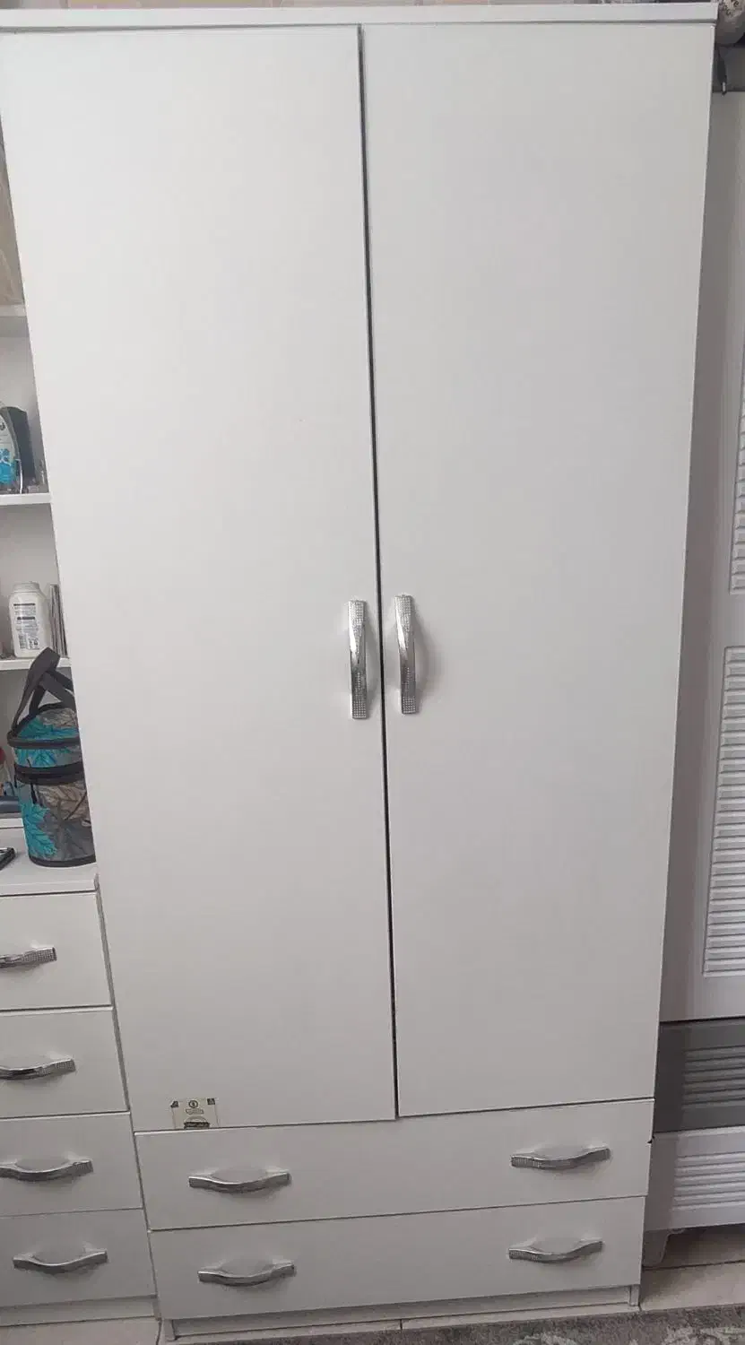 کمد سفید در حد نو|جاکفشی، کمد، دراور|قرچک, میرزائی جنوبی|دیوار