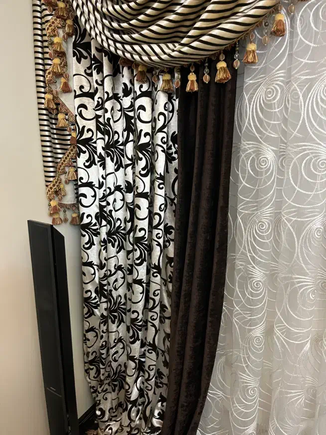 پرده پذیرایی|پرده، رانر، رومیزی|تهران, نارمک جنوبی|دیوار