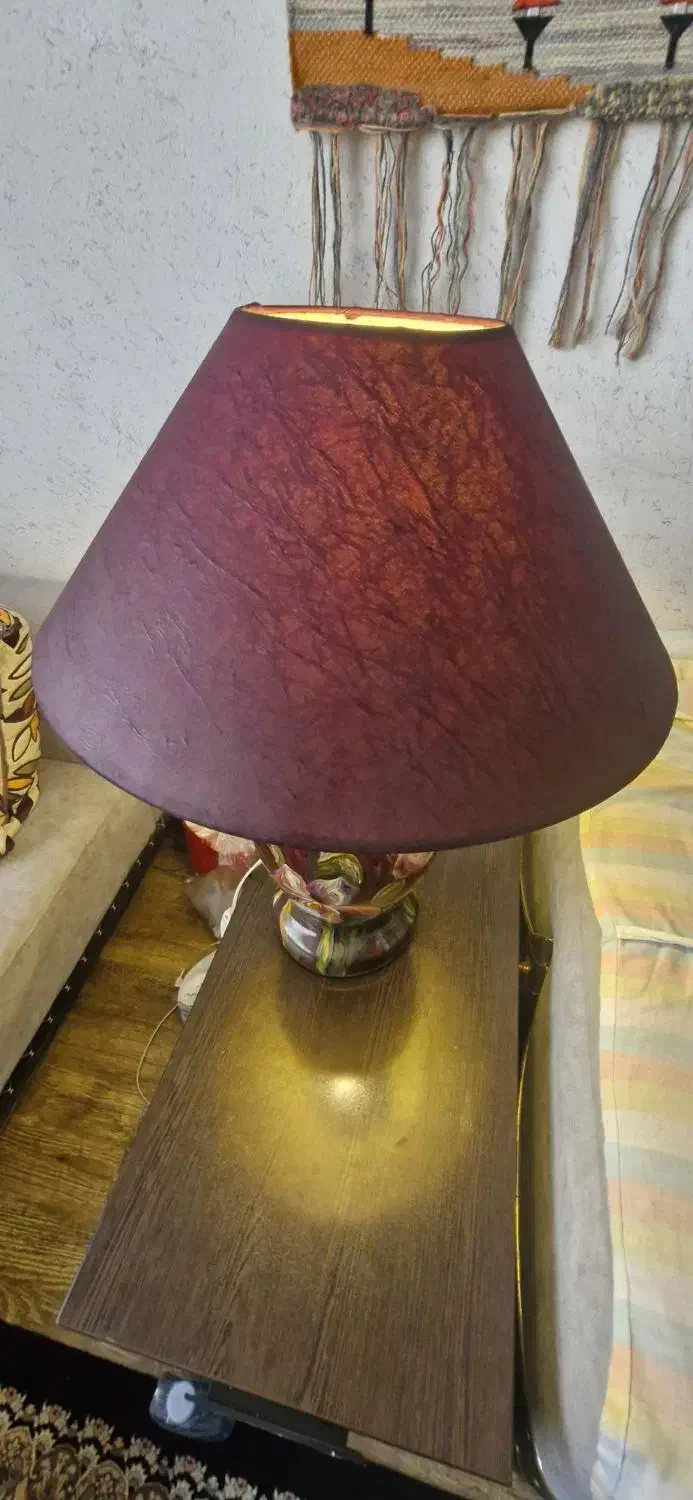 اباژور با نقاشی دست|چراغ خواب و آباژور|پردیس, فاز ۲|دیوار