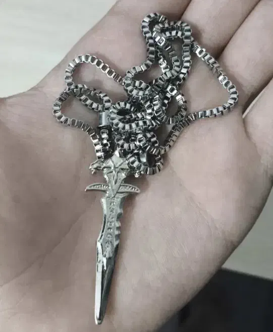 گردنبند زنجیر استیل مردانه طرح شمشیر|بدلیجات|تهران, ستارخان|دیوار