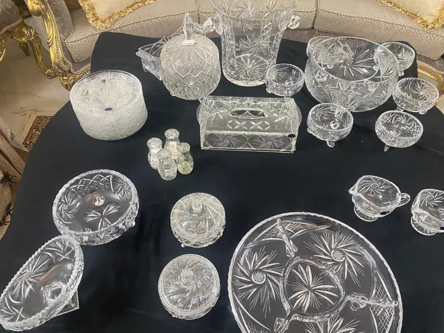 کریستال خورشیدی چک|ظروف سرو و پذیرایی|مشهد, تربیت (صدف)|دیوار