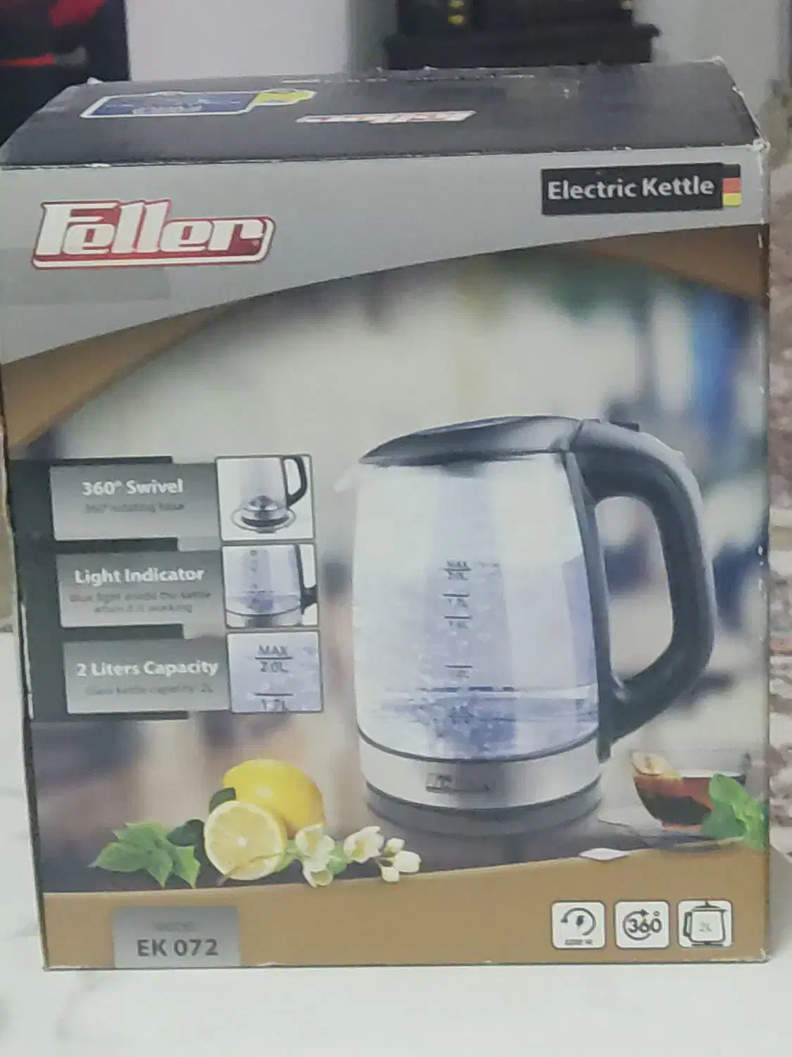 کتری برقی برند Feller مدل Ek072|سماور، چایساز، قهوهساز|کرمانشاه, |دیوار