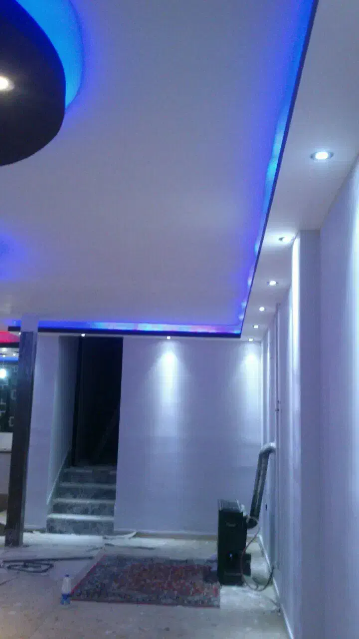اجرای کناف ،رابیتس راویز سقف کاذب نورمخفی دکور|خدمات پیشه و مهارت|آشخانه, |دیوار