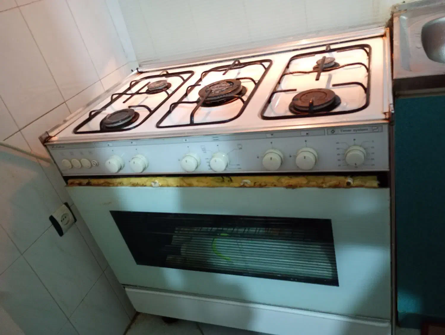 گاز ۵ شعله فردار|اجاق گاز و لوازم برقی پخت‌وپز|رشت, سعدی (تختی)|دیوار