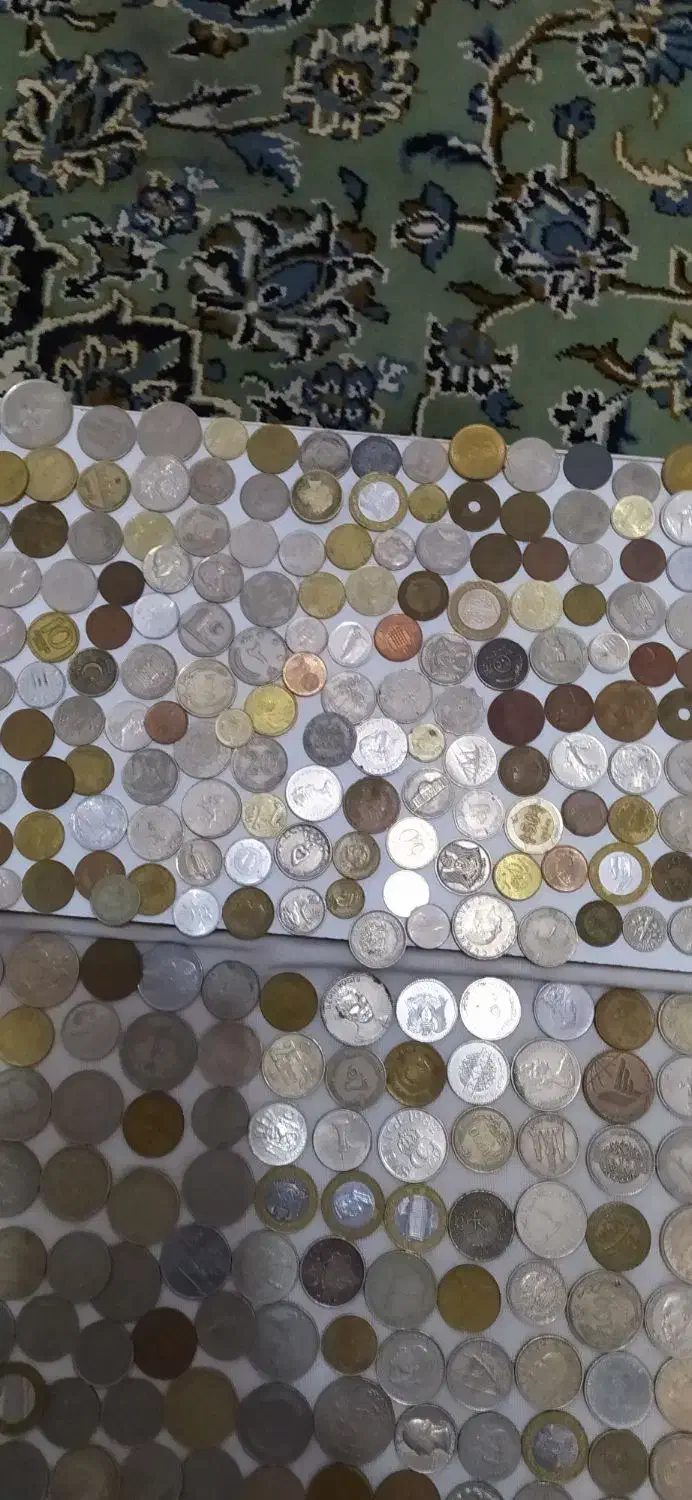 کلکسیونی ازانواع سکه خارجی وایرانی|کلکسیون سکه، تمبر، اسکناس|پاکدشت, پاکدشت (مامازند)|دیوار