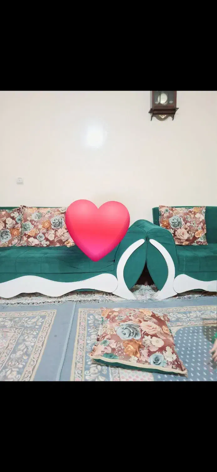 فروش مبلمان ۷ نفره|مبلمان خانگی و میز عسلی|چابهار, |دیوار