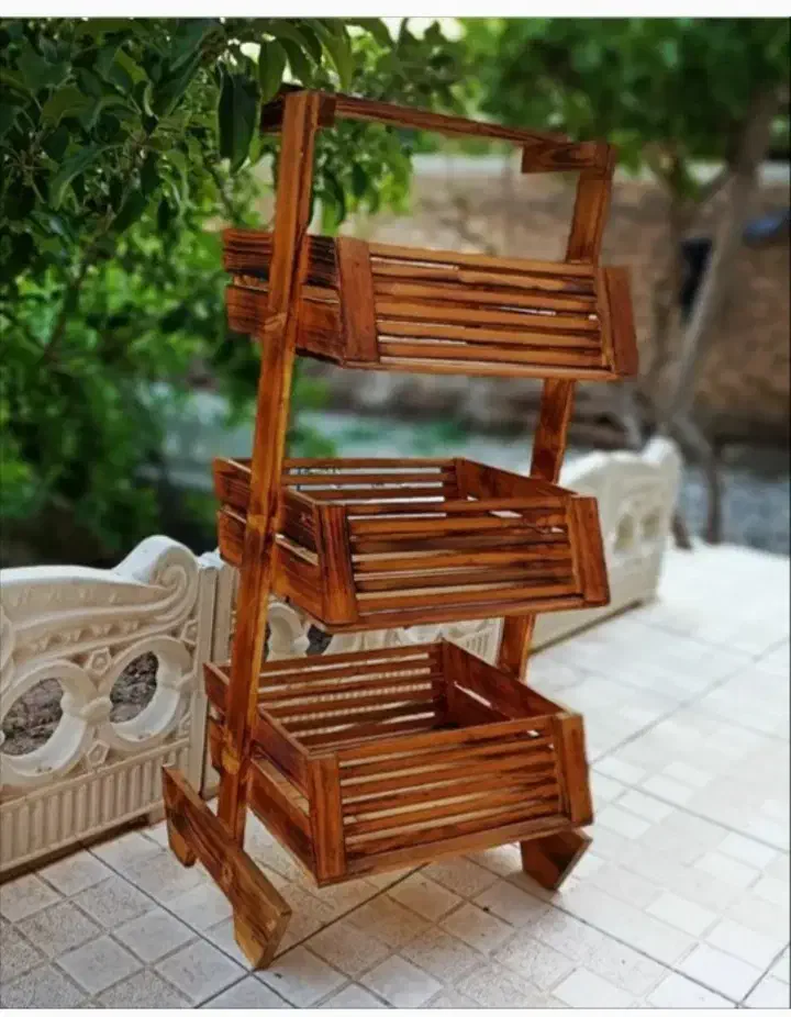 جا سیب زمینی و پیاز چوبی|مبلمان خانگی و میز عسلی|ارومیه, |دیوار