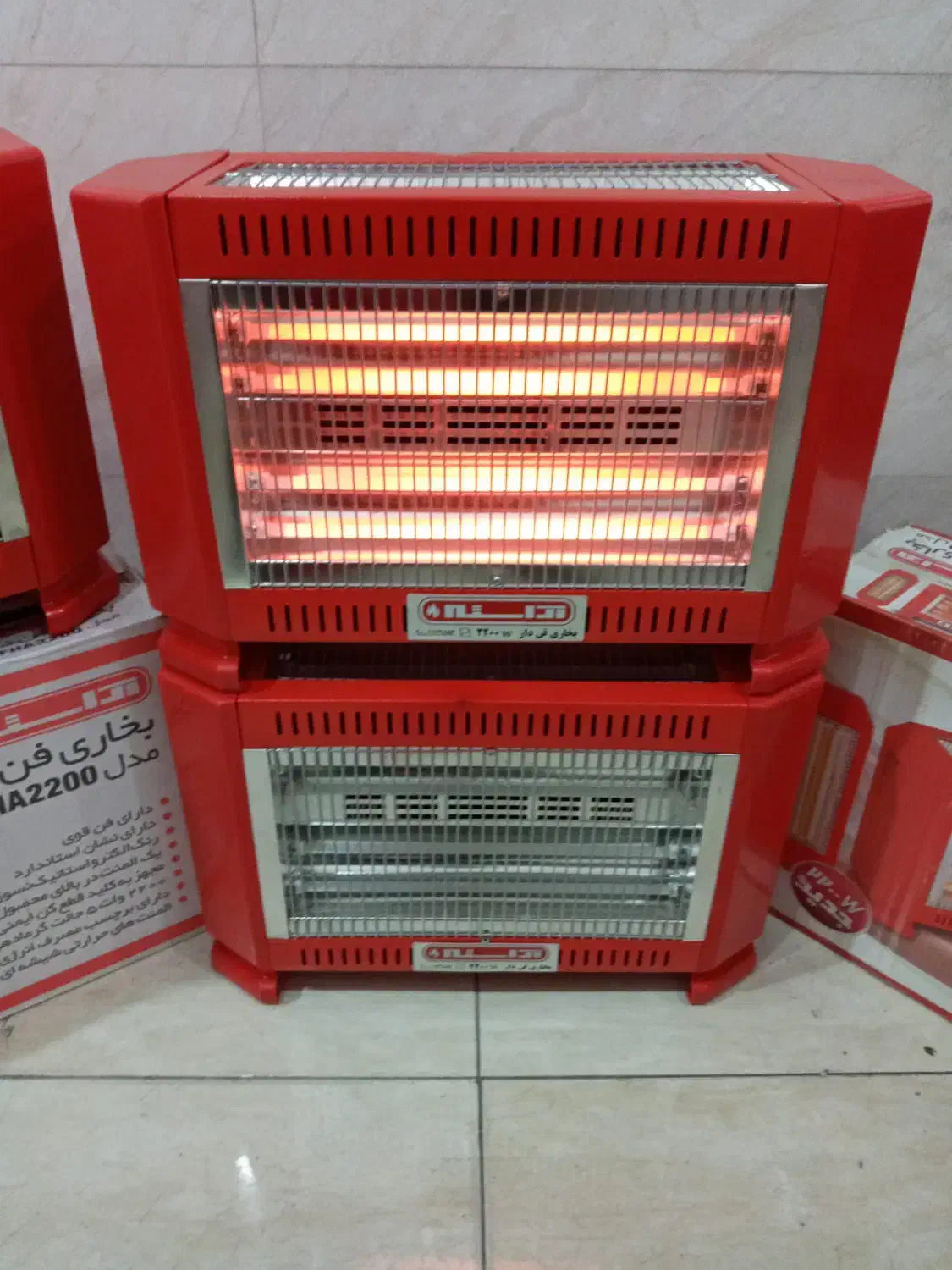 بخاری 2200وات فن دار 5شعله|بخاری، هیتر، شومینه|کرمان, |دیوار