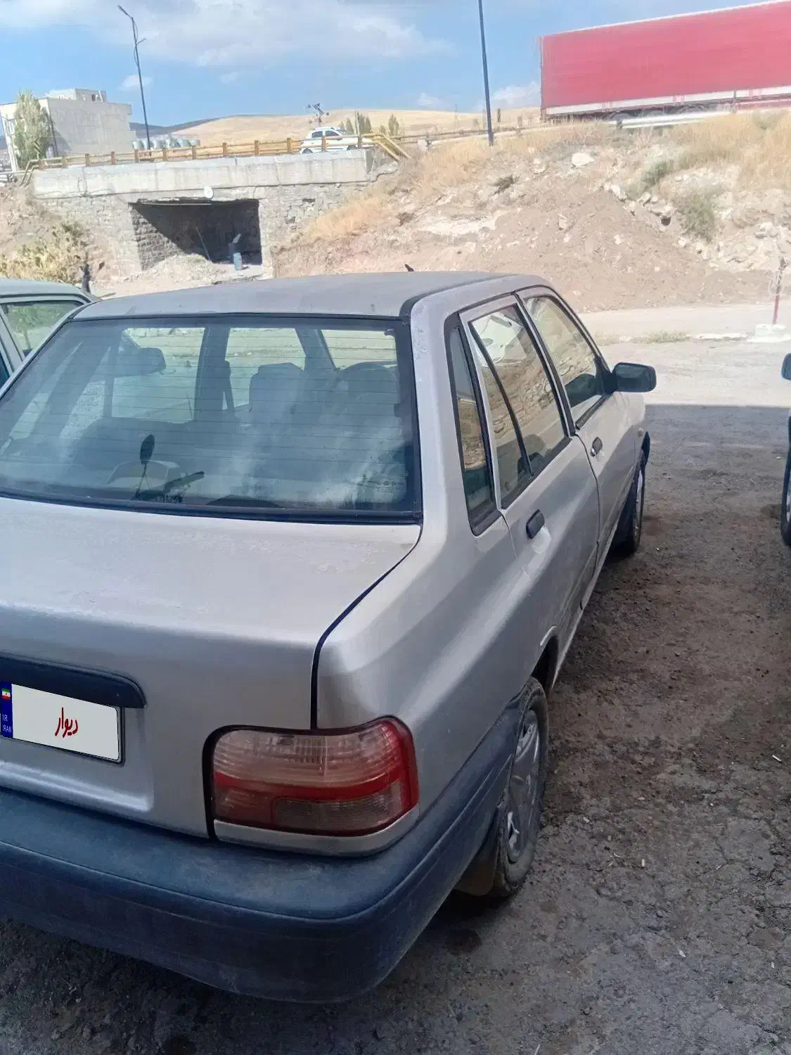 پرایدنقره ای مدل ۸۹|خودرو سواری و وانت|تیکمه داش, |دیوار