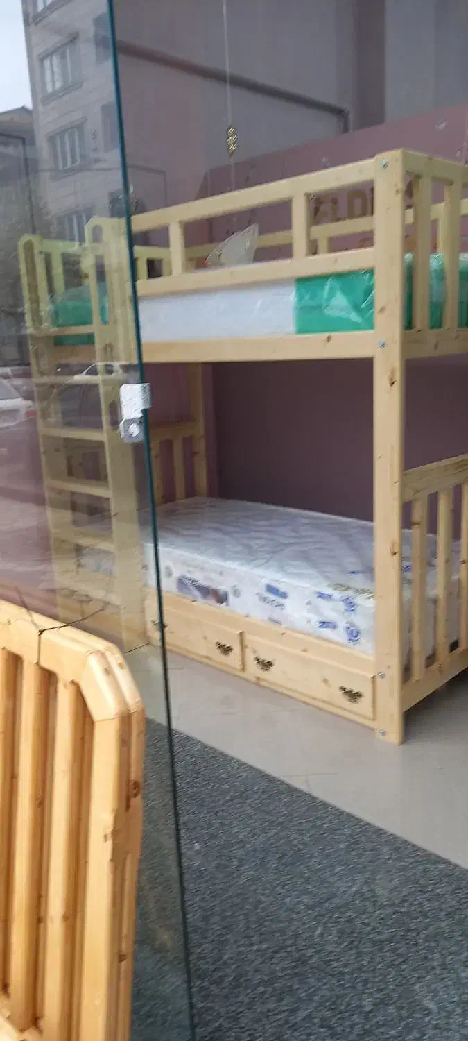 ساخت انواع تخت های چوب نراد|تخت و سرویس خواب|تالش, هشتپر|دیوار