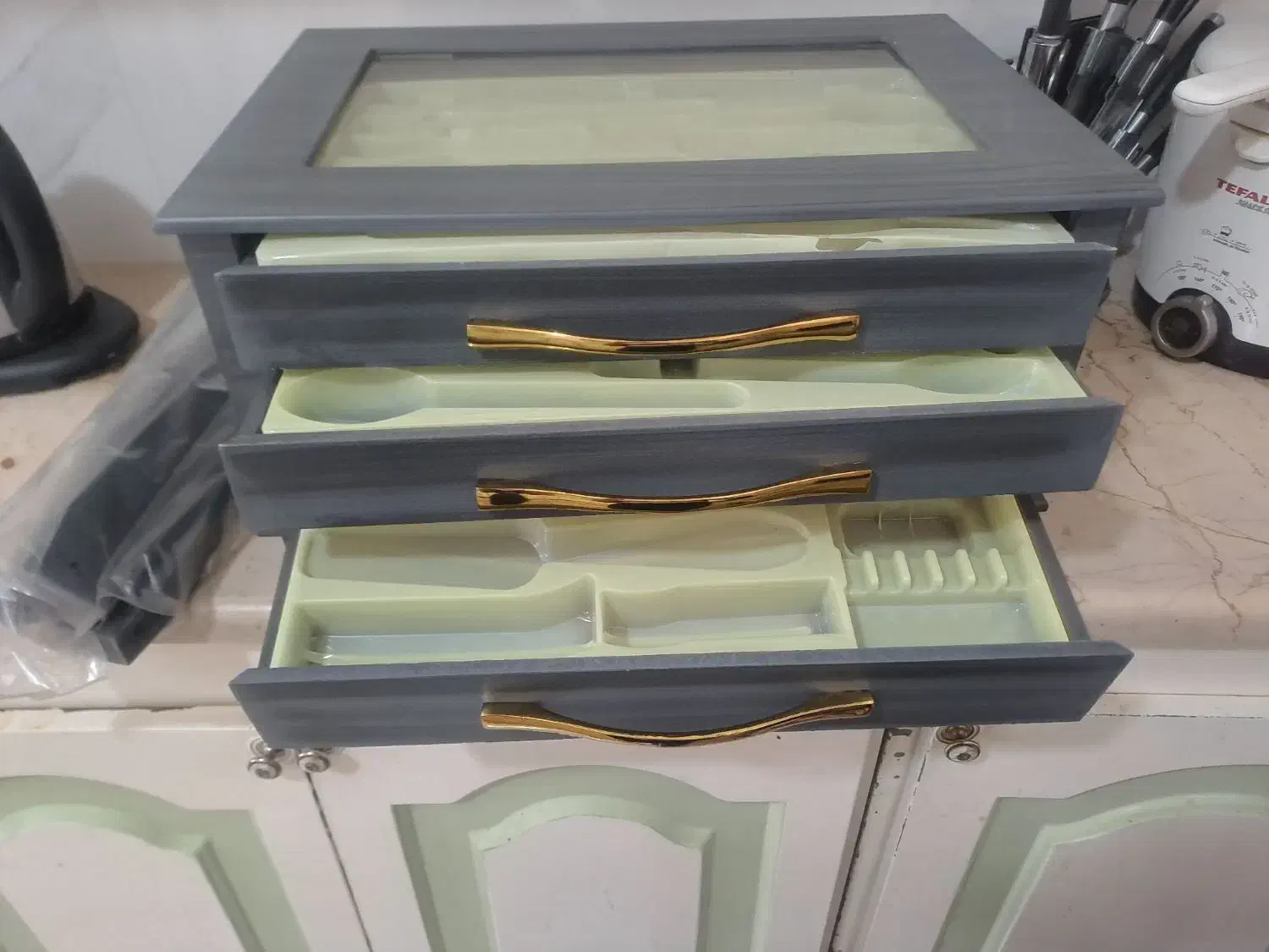 کنسول قاشق چنگال|آب‌چکان و نظم‌دهنده ظروف|کرمان, |دیوار