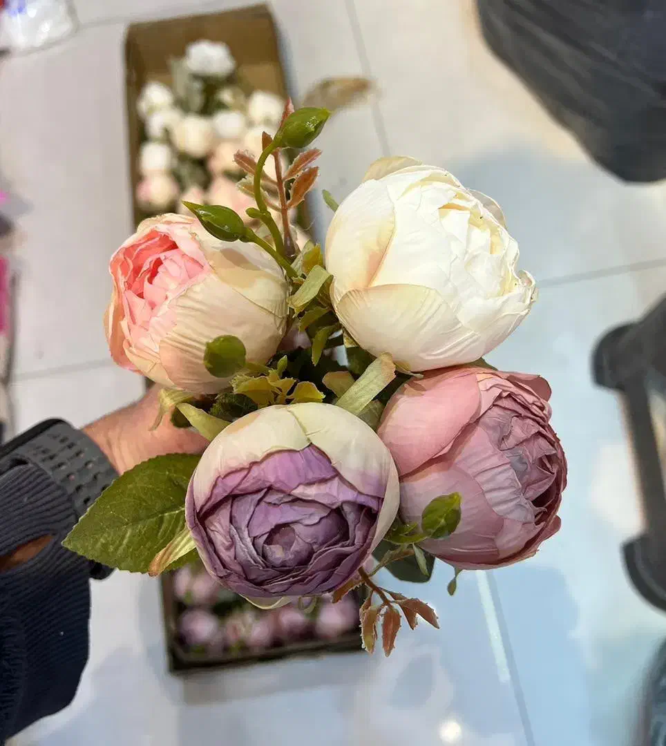 گل  تک شاخه پیونی|گل مصنوعی|تهران, بازار|دیوار