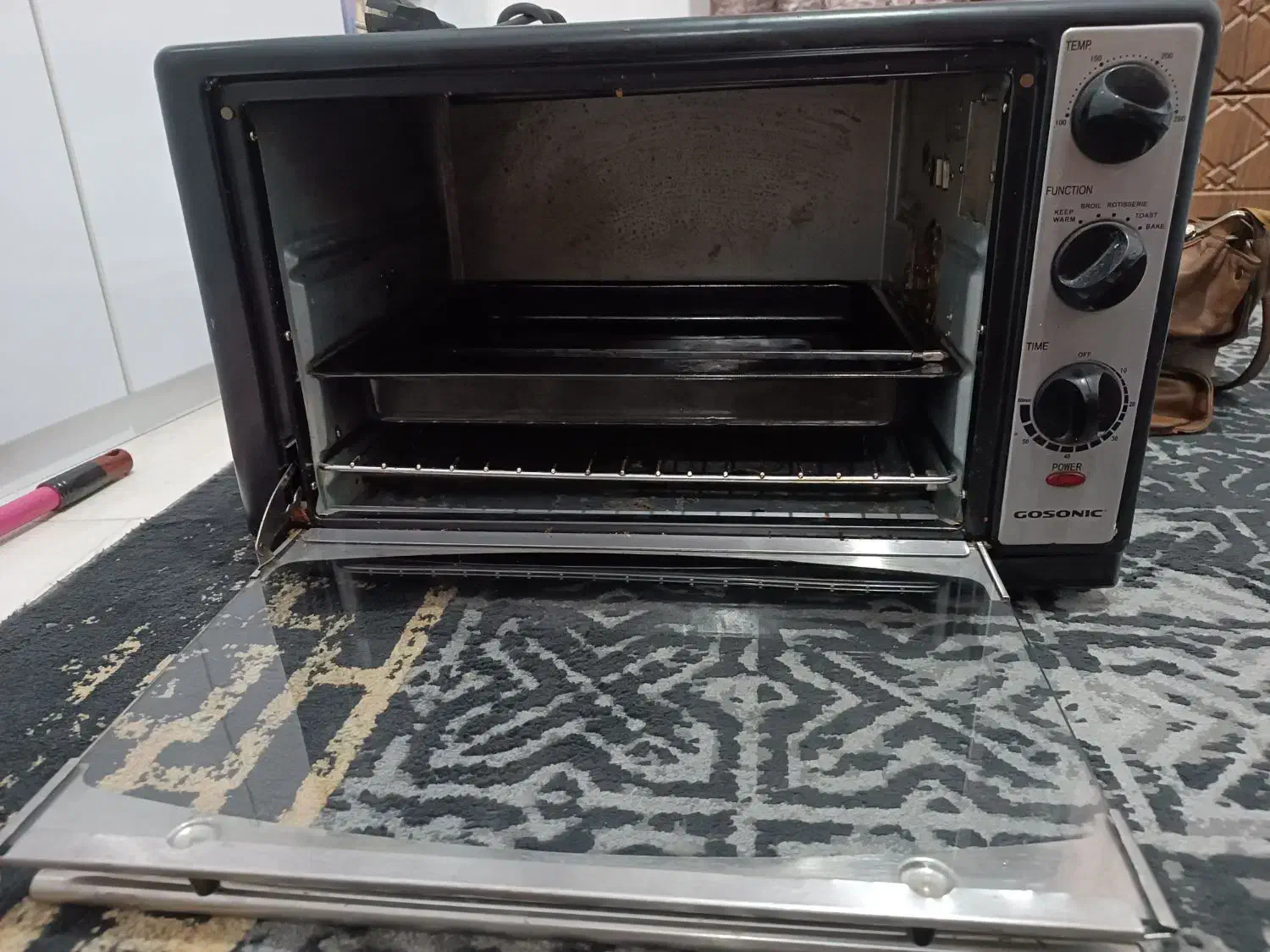 توستر چندکاره و گردان برای بریون مرغ|اجاق گاز و لوازم برقی پخت‌وپز|رشت, رودبارتان|دیوار