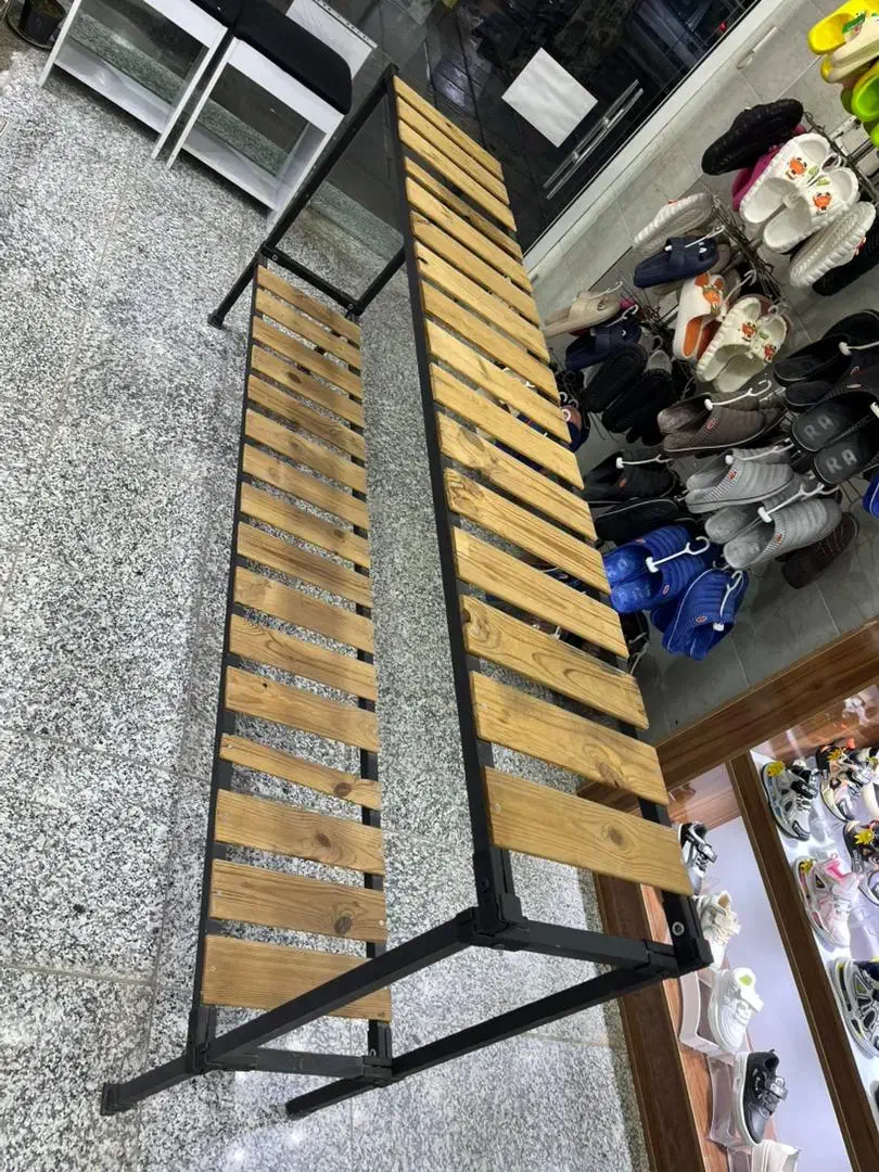 ویترین دو طبقه چوبی آلمینیوم|بوفه، ویترین، کنسول|قیدار, |دیوار