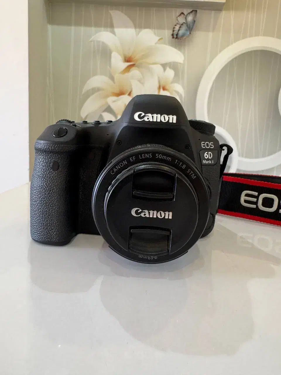 فروش دوربین عکاسیCanon6DMarkII با لنزCanon50mmf1.8|دوربین عکاسی و فیلمبرداری|تهران, سیمای ایران|دیوار