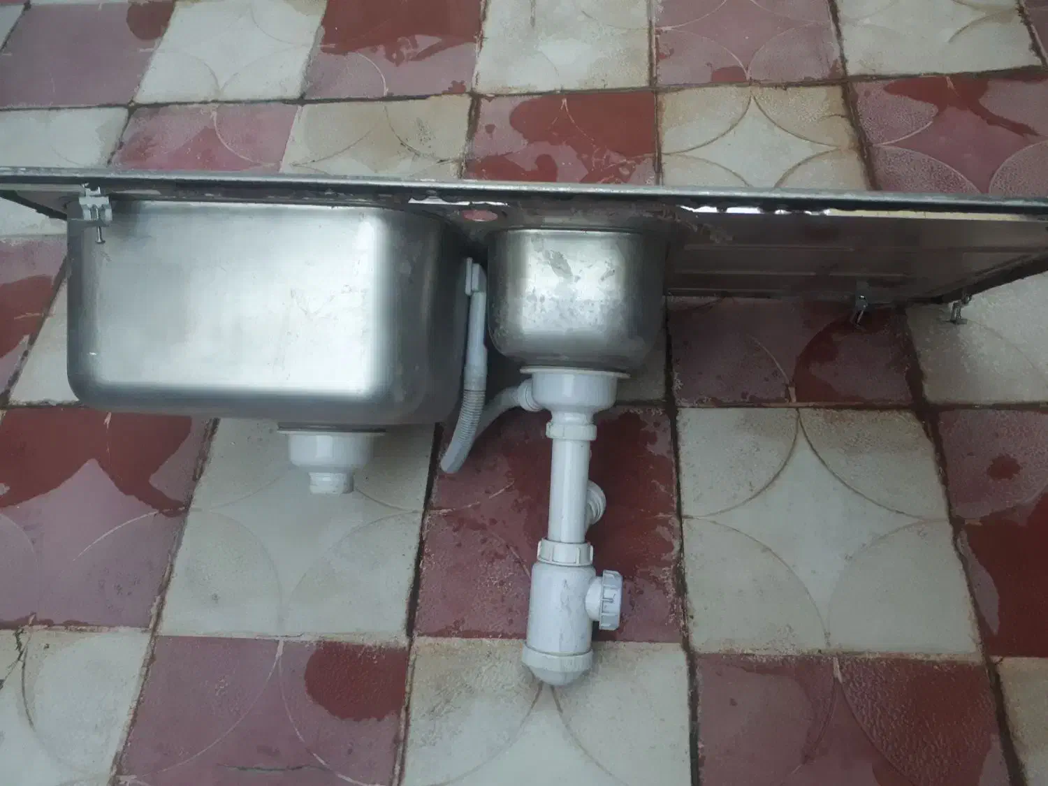 سینک ظرفشویی و سطل زباله کابینتی|مصالح و تجهیزات ساختمان|مشهد, ولیعصر (شهرک غرب)|دیوار