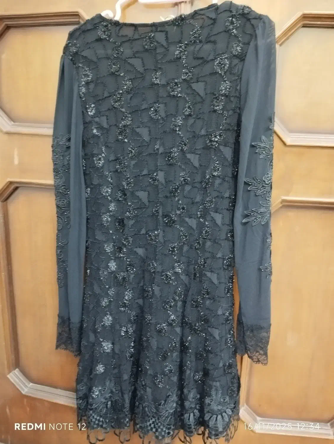 لباس مجلسی حریر و گیپور نو|لباس|اردکان, |دیوار